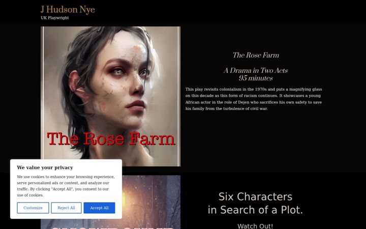 Screenshot of j-hudson-nye.co.uk