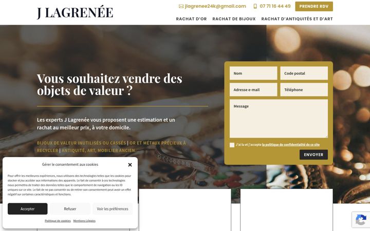 Screenshot of j-lagrenee.fr