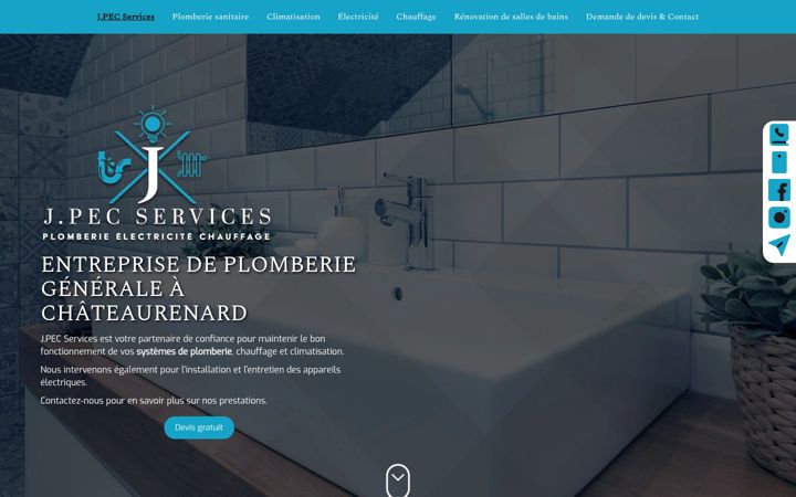 Screenshot of j-pec-services.fr
