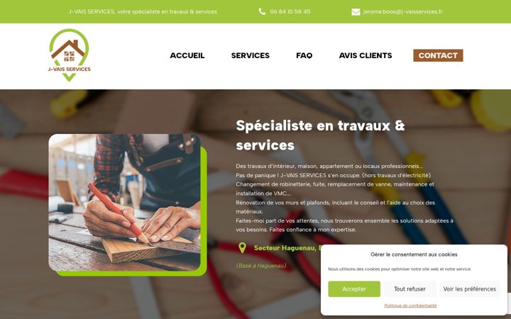 Screenshot of j-vaisservices.fr