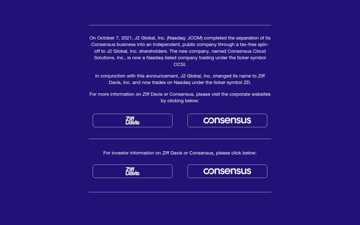 Screenshot of j2global.com