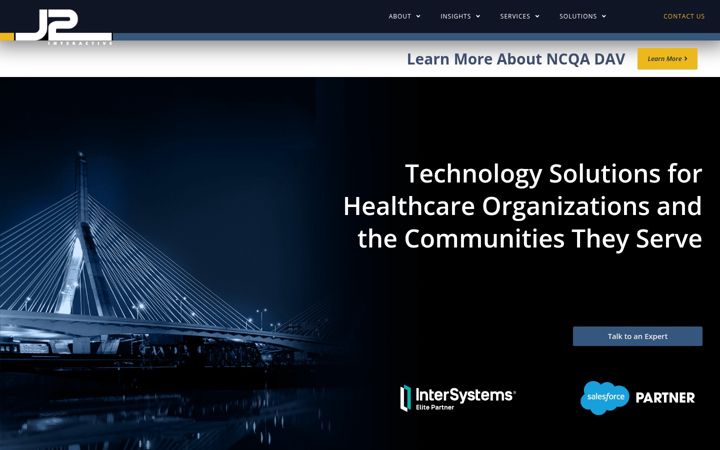 Screenshot of j2interactive.com