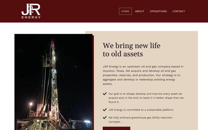 Screenshot of j2renergy.com