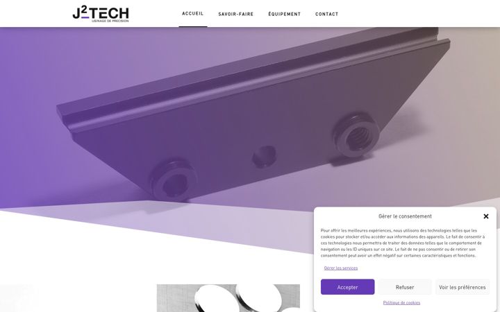 Screenshot of j2tech.ch