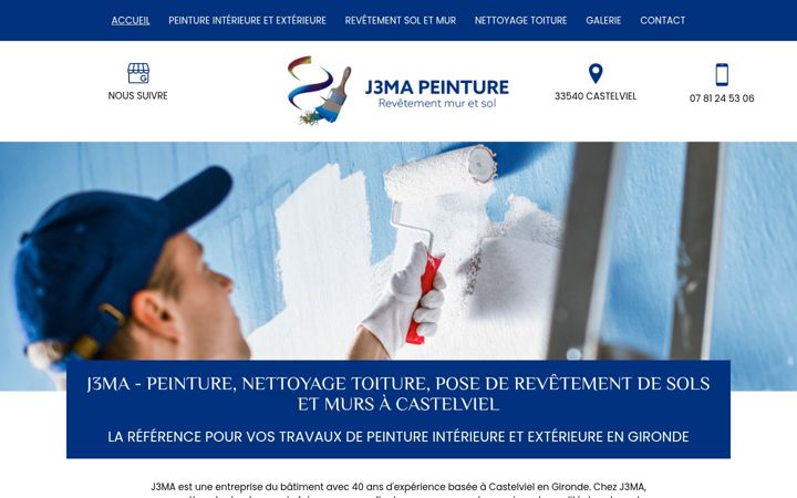 Screenshot of j3ma.fr