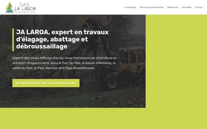 Screenshot of ja-laroa.fr