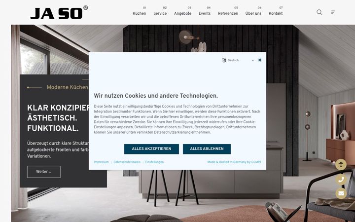 Screenshot of ja-so.com