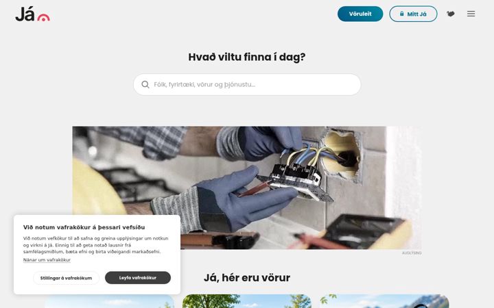 Screenshot of ja.is