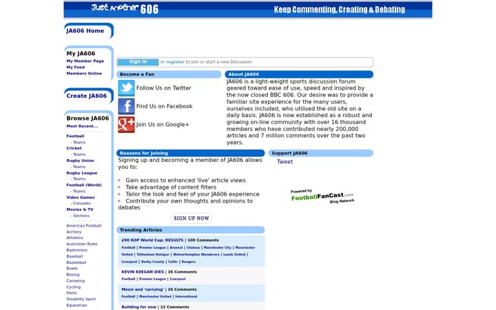 Screenshot of ja606.co.uk
