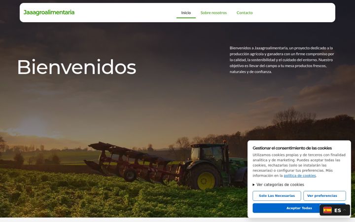 Screenshot of jaaagroalimentaria.es