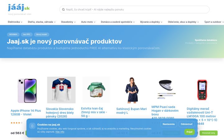 Screenshot of jaaj.sk