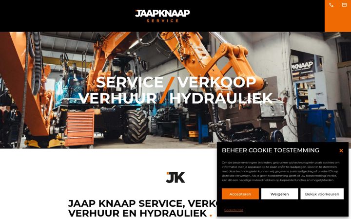 Screenshot of jaapknaap.nl