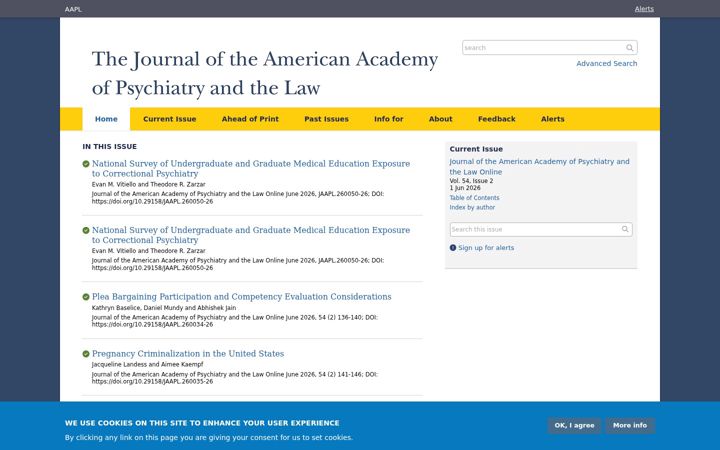 Screenshot of jaapl.org