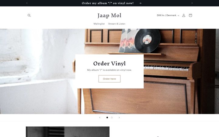 Screenshot of jaapmol.com