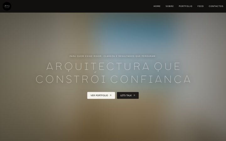 Screenshot of jaarquitectura.pt