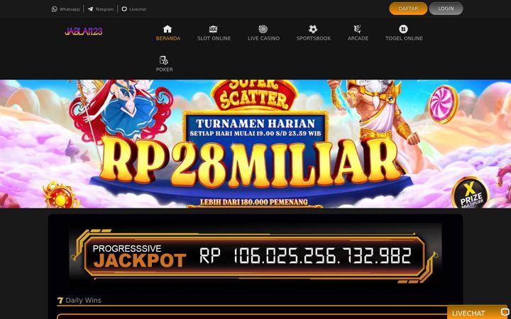 Screenshot of jablai123.org