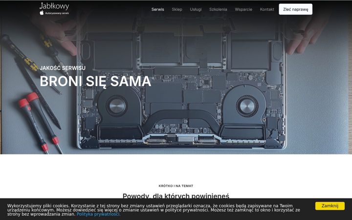 Screenshot of jablkowy.pl