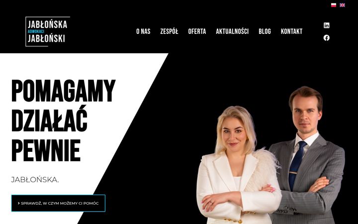 Screenshot of jablonscy-adwokaci.pl