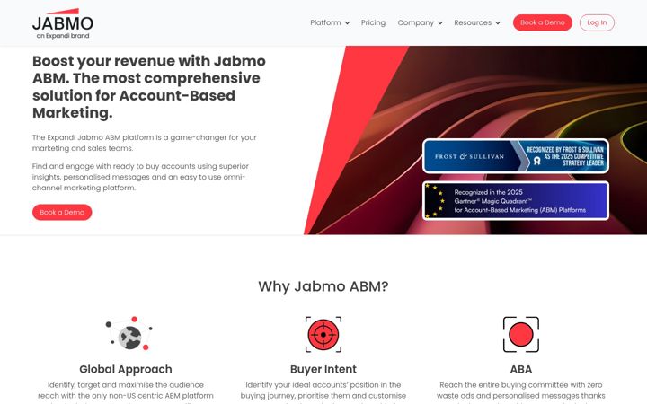 Screenshot of jabmo.com