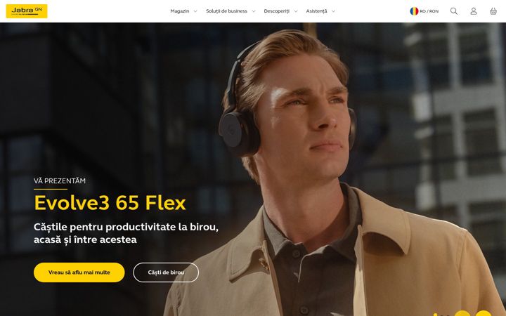 Screenshot of jabra.ro