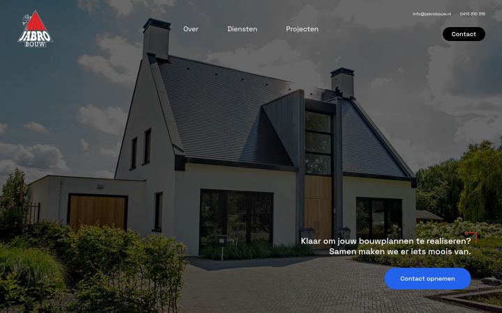 Screenshot of jabrobouw.nl