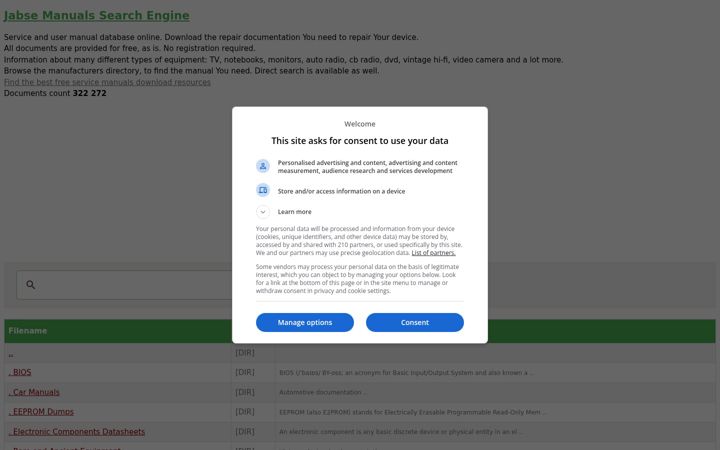 Screenshot von jabse.com