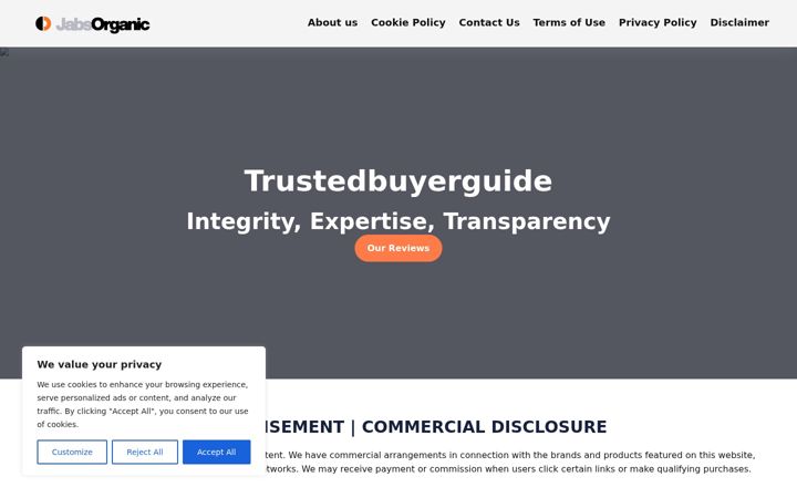 Screenshot of jabsorganic.com