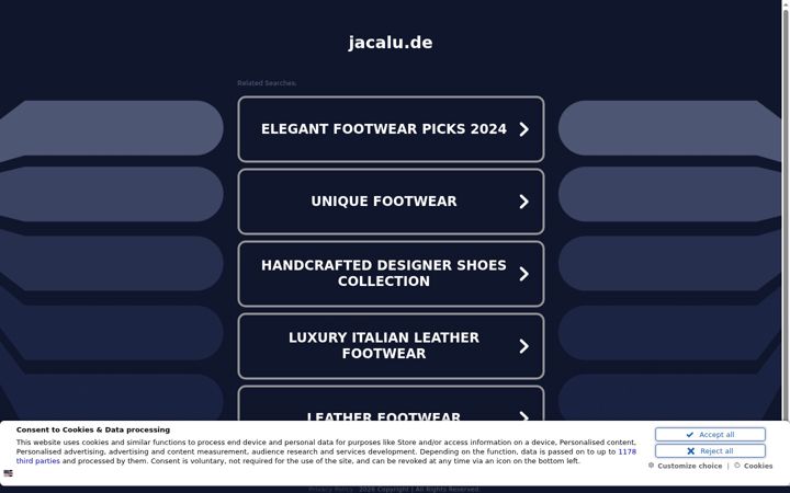 Screenshot of jacalu.de