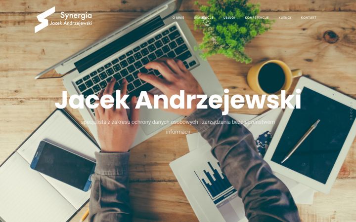 Screenshot of jacekandrzejewski.pl
