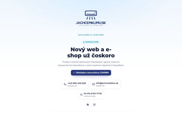 Screenshot of jachcemklimu.sk
