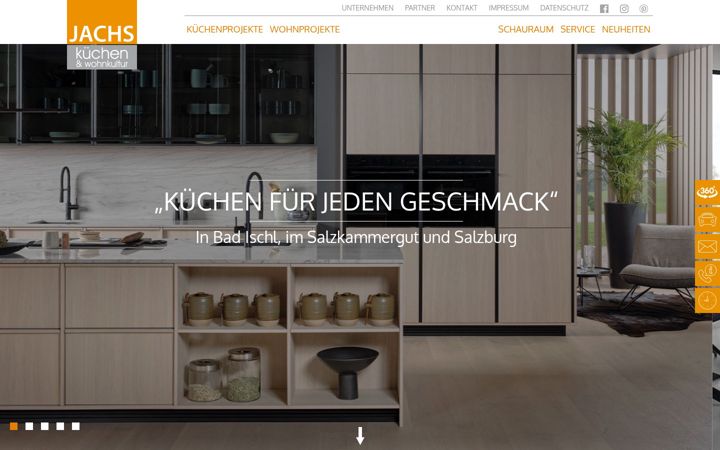 Screenshot of jachs-kuechen.at