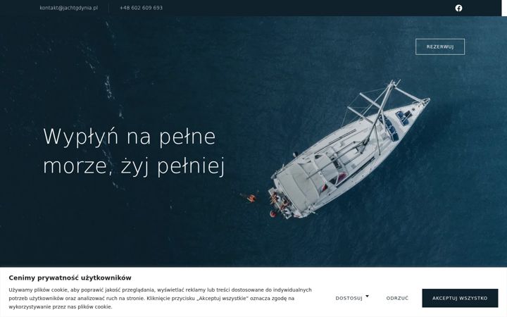 Screenshot of jachtgdynia.pl