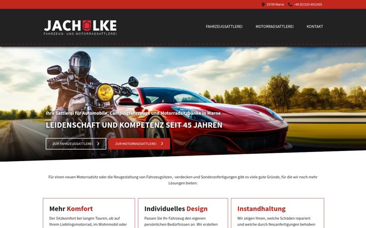 Screenshot of jachulke.de