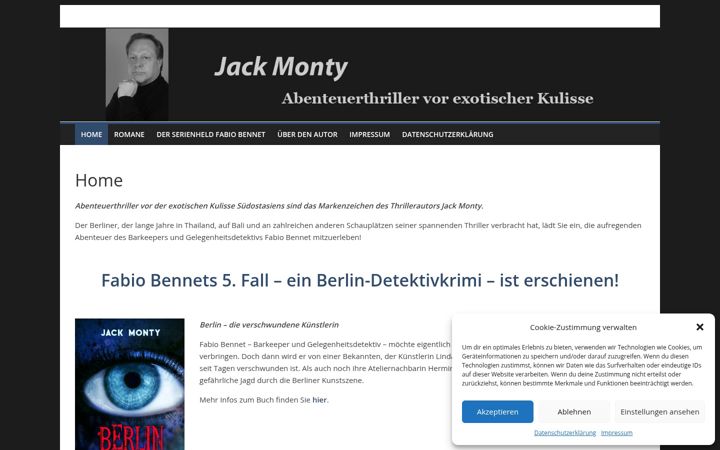 Screenshot of jack-monty.de