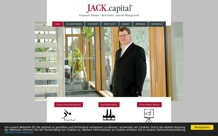 Screenshot of jack.capital