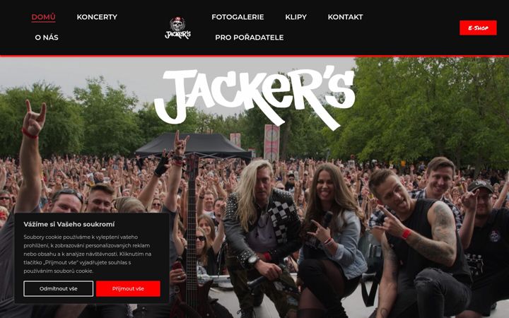 Screenshot of jackers.cz