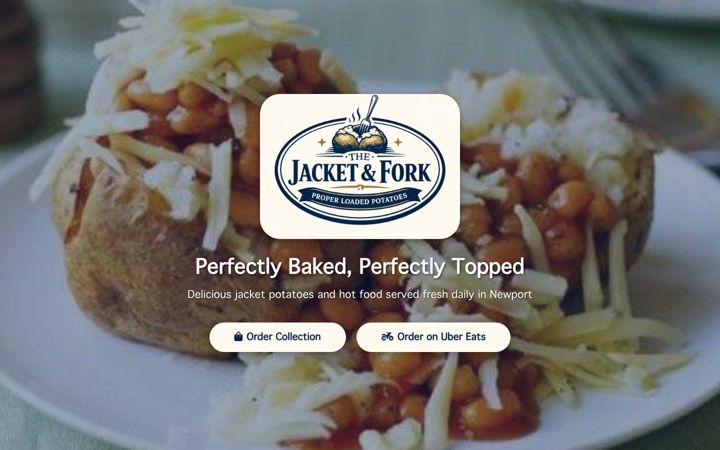Screenshot of jacketandfork.com