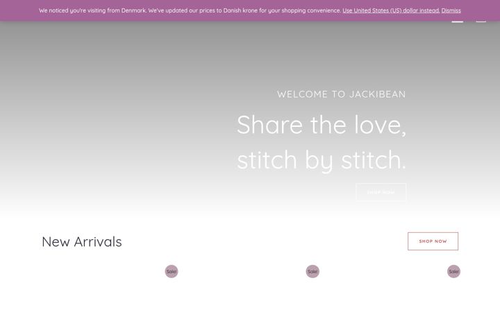 Screenshot of jackibean.com