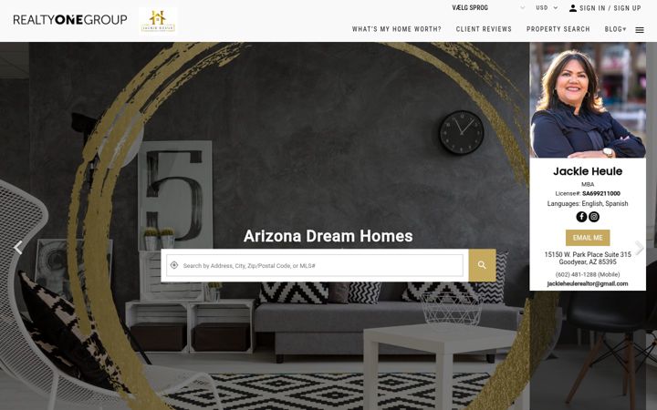 Screenshot of jackieheulerealtor.com