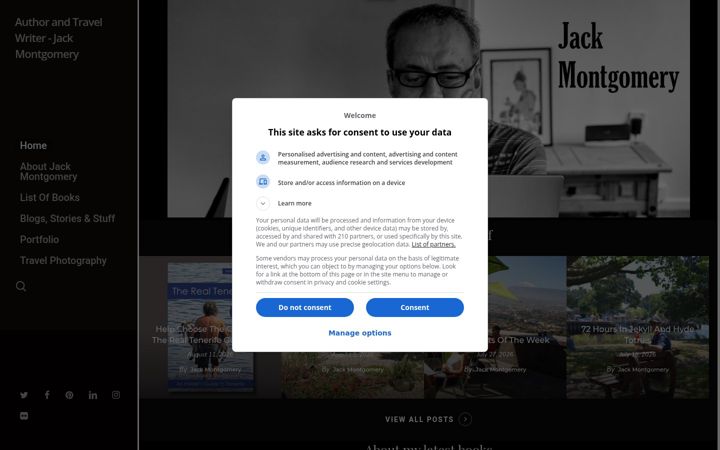 Screenshot of jackmontgomery.co.uk