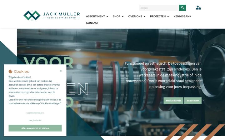 Screenshot of jackmuller.nl