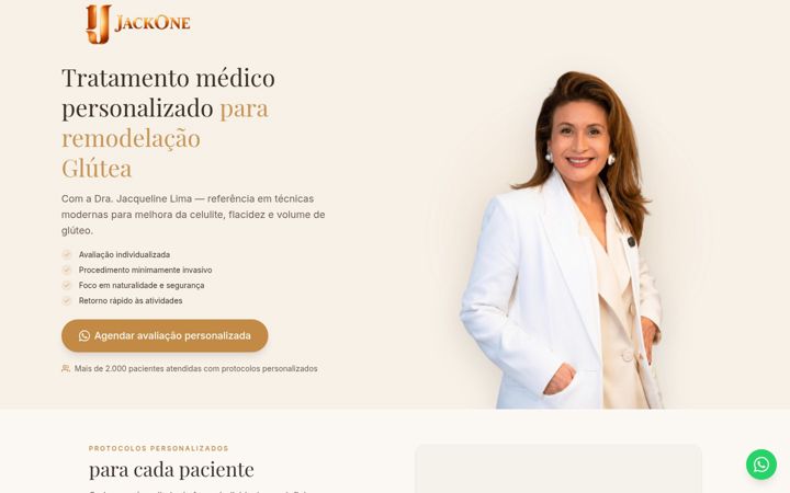 Screenshot of jackone.com.br
