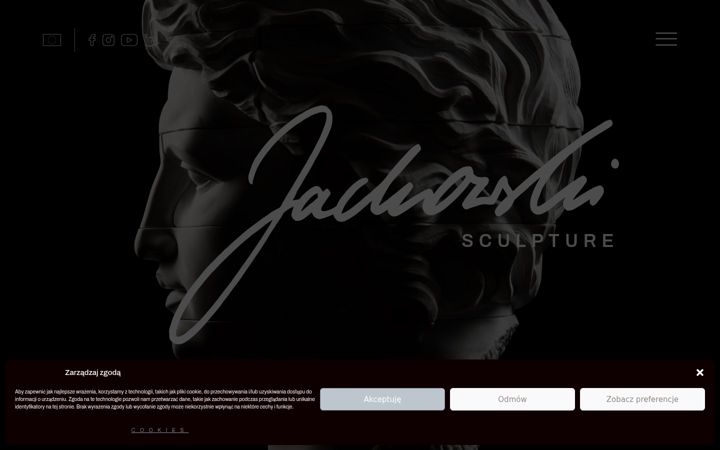 Screenshot of jackowskiart.com