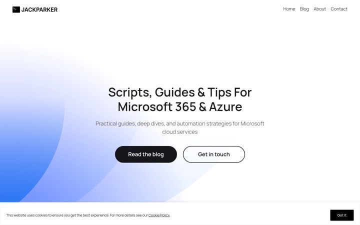 Screenshot of jackparker.co.uk