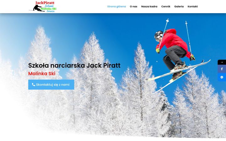 Kuvakaappaus sivustosta jackpiratt.pl
