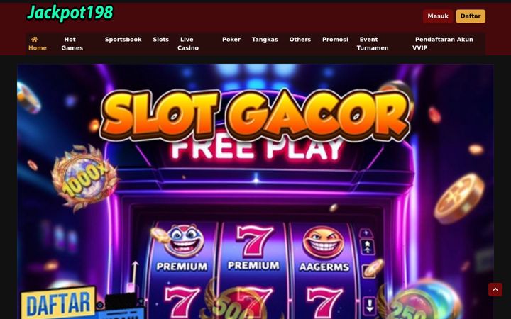 Screenshot of jackpot198.com
