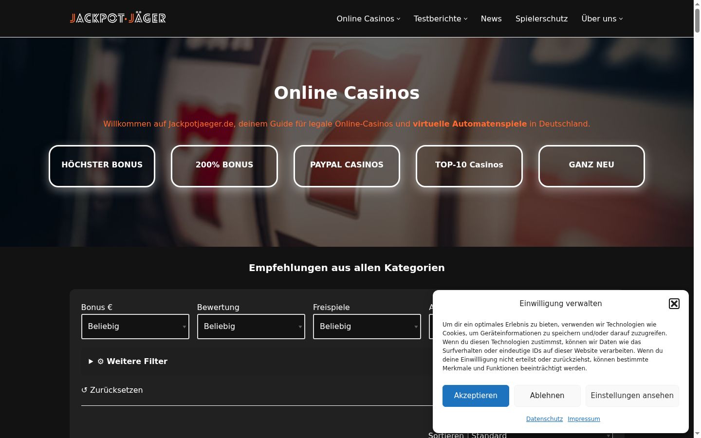 Ekraanipilt nõusolekubännerist, mida näidati enne mis tahes suhtlust