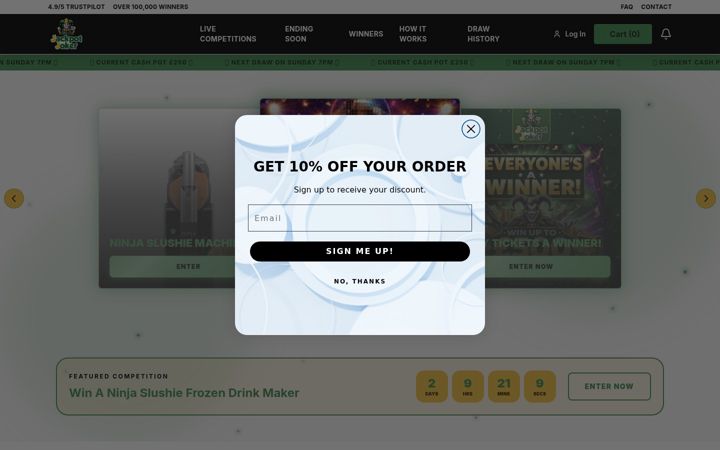 Screenshot of jackpotjoker.co.uk
