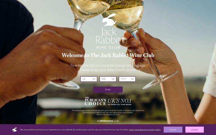 Screenshot of jackrabbitrewardsme.com