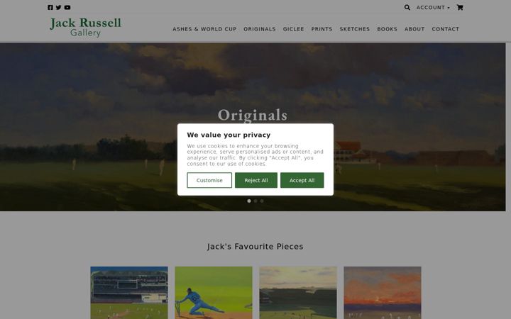 Screenshot of jackrussell.co.uk